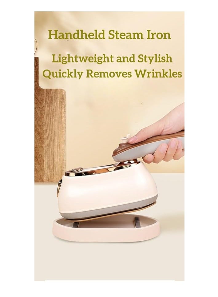 Bluelans Handheld Portable Steam Iron: Dual-Use for Dry and Steam, Quick Heat-Up, Smart Temperature Control, Wired or Wireless, Ideal for Travel and Home Use - Image 1