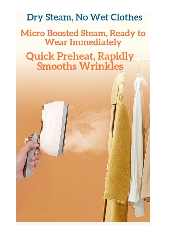 Bluelans Handheld Portable Steam Iron: Dual-Use for Dry and Steam, Quick Heat-Up, Smart Temperature Control, Wired or Wireless, Ideal for Travel and Home Use - Image 3
