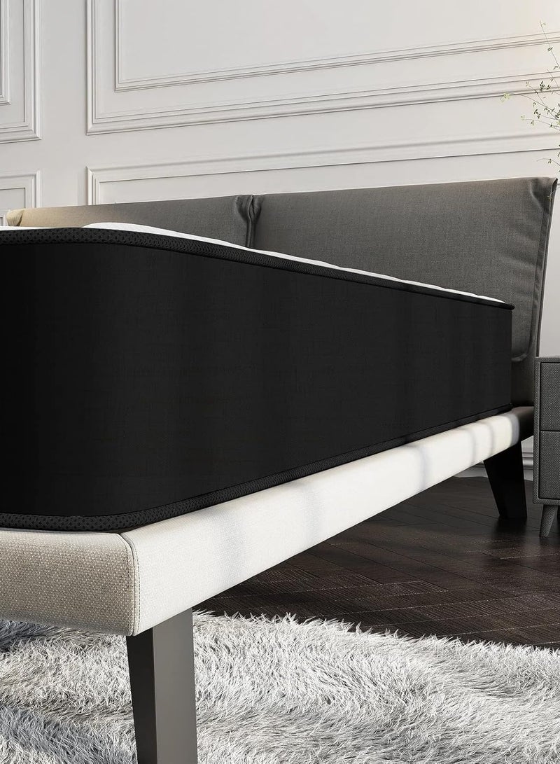 Harmony Home Prime Bonnell Spring Euro Top Mattress, Super King Size - 200 cm Width, 210 cm Length, Perfectly Designed for Ultimate Comfort and Support with Durable Bonnell Spring System and Premium Euro Top Layer for an Unmatched Sleeping Experience. - Image 4