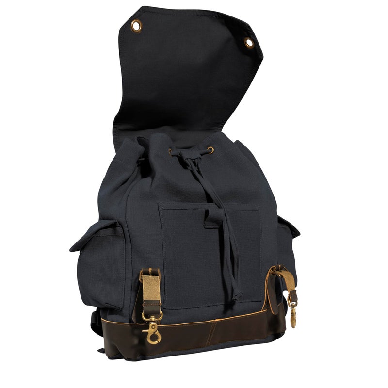 Rothco Vintage Expedition Rucksack - Classic Canvas Backpack for Everyday Adventures - Image 2