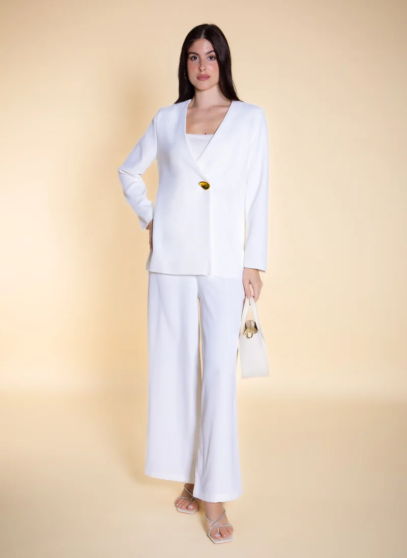 شايبس STATEMENT BUTTON BLAZER SET