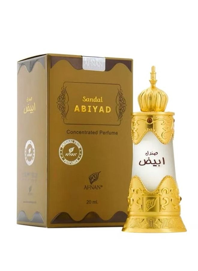 Afnan Sandal Abiyad Concentrated Perfume 20ml 