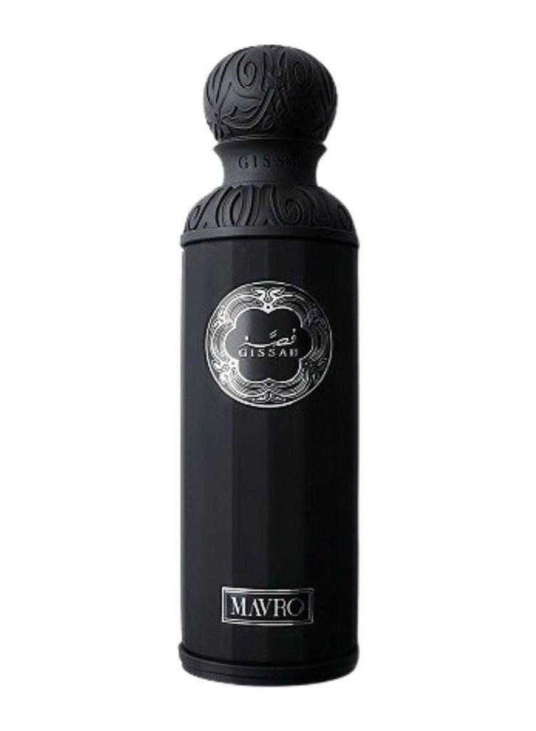 قصة عطر مافرو من قصة أو دو بارفان 200 مل - عطر فاخر خشبي حار حمضي بنفحات البرغموت والزعفران والتونكا | ثابت وفواح للجنسين - Image 3