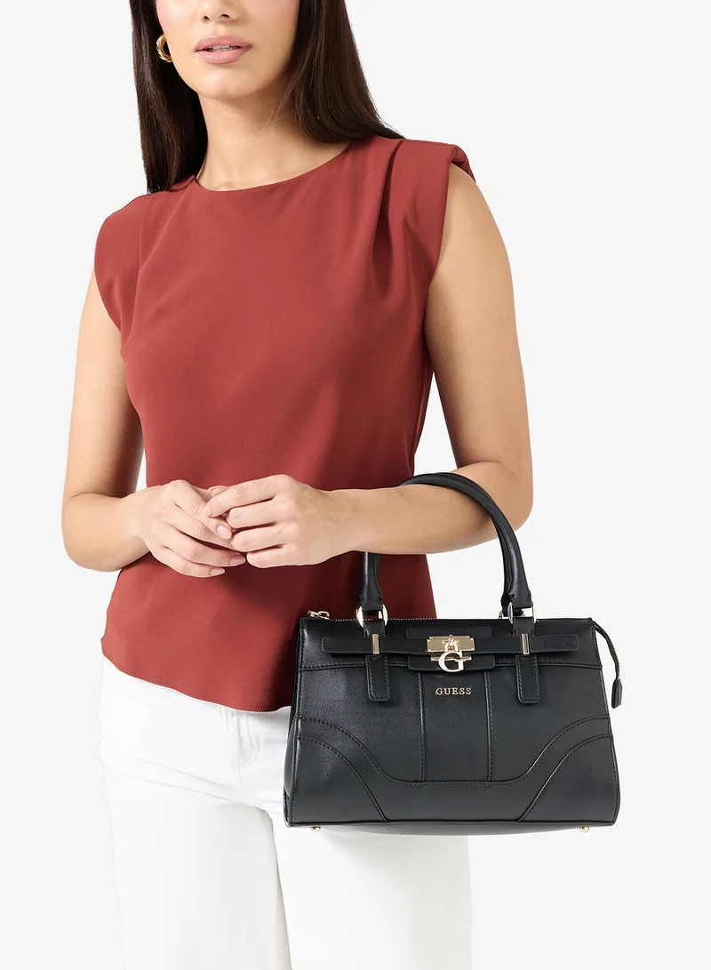 GUESS  Greyson II Small Girlfriend Satchel Bag for Women | Best Price UAE
