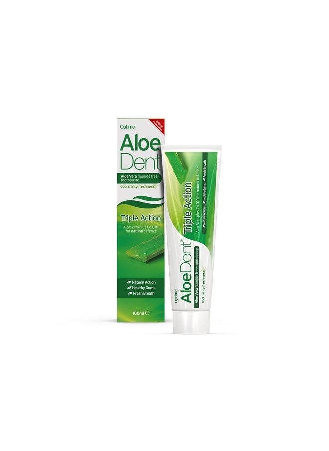 Aloe Dent - AloeDent Triple Action Toothpaste, 100 ML - Image 1