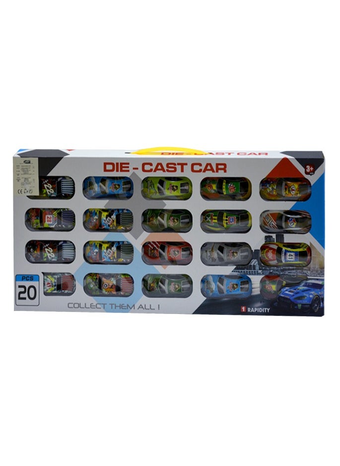 Generic Metal Die Cast Car  - 20 Pcs 