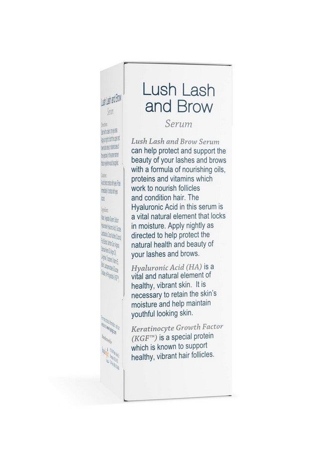 Hyalogic Lash & Brow Serum By Hyalogic Eyelash And Brow Growth Serum Enriched W/Hyaluronic Acid Argan Oil & Kgf: Hypoallergenic Formula ; Cruelty & Paraben Free .17 Fl. Oz.(5Ml)  - Image 3