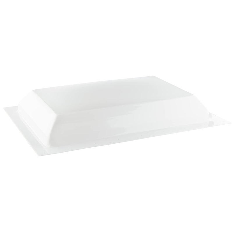 RecPro RV Skylight Outer Dome 14 x 22 Universal Outer Skylight White