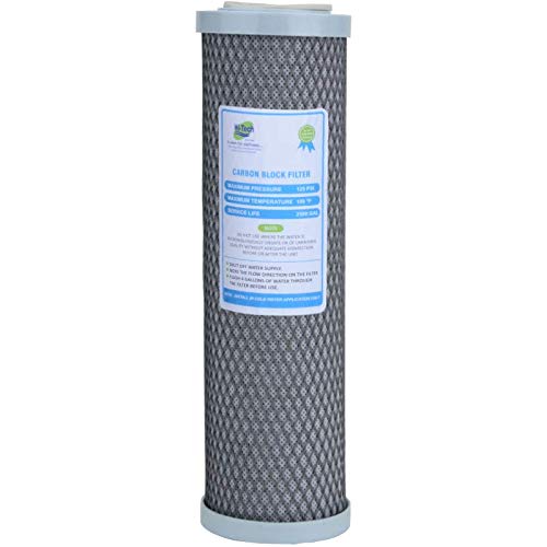 Hi-Tech مجموعة فلاتر خرطوشة GAC PP بديل Hi-Tech 10 بوصة لتنقية مياه RO تحت الحوض - 3 قطع - Image 3