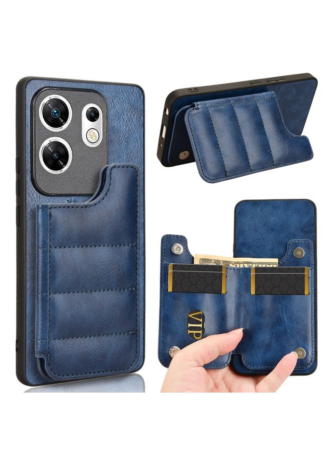 Zaboon Case For Infinix Zero 30 4G Cow Pattern Sewing Card Bag Phone Case - Image 1