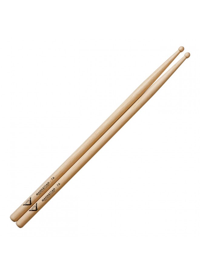 Vater 7A Wood Tip Hickory Drum Sticks, Pair - Image 1