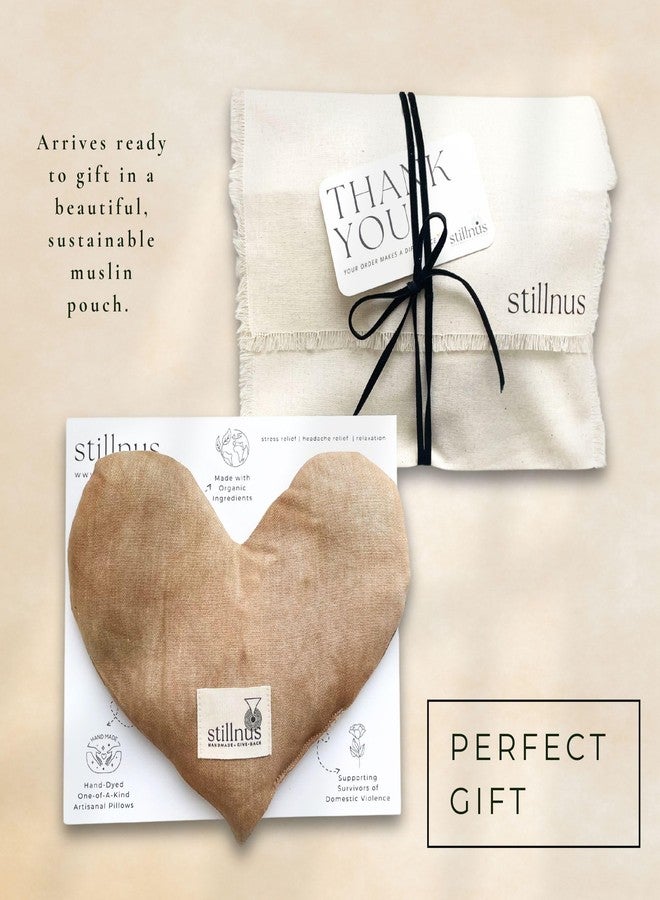 Stillnus Eternal Weighted Eye Pillow – Hand-Dyed One of a Kind, Bamboo Cotton & Organic Flaxseed, Luxury Self Care & Feel Better Gift for Women - Image 3