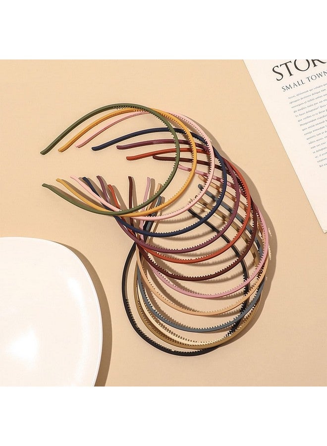 ANNACREATIONS Fashion Plastic Matte Hair Band For Women And Girls (Pack of 12) - Image 2