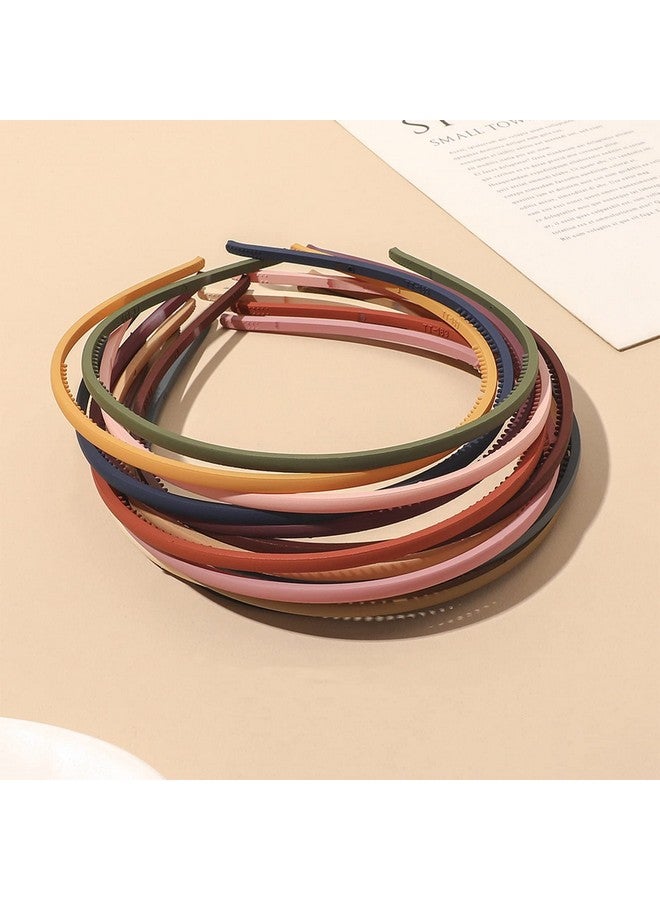 ANNACREATIONS Fashion Plastic Matte Hair Band For Women And Girls (Pack of 12) - Image 1