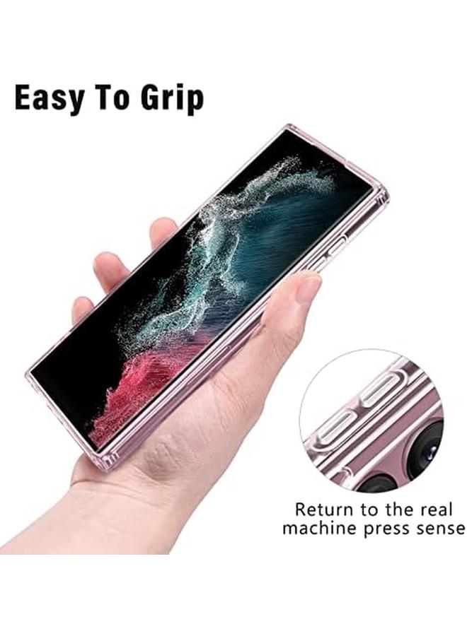erorex Magnetic Case For Samsung Galaxy S22 Ultra With Mag Safe Wireless Charging Slim Soft Bumper Phone Cover Hard Back Shockproof Anti Yellow Protective Case For S22 Ultra 5G Clear  - Image 5