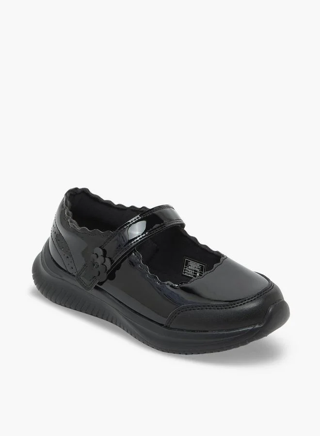 داش Girls Hook & Loop Mary Jane School Shoes