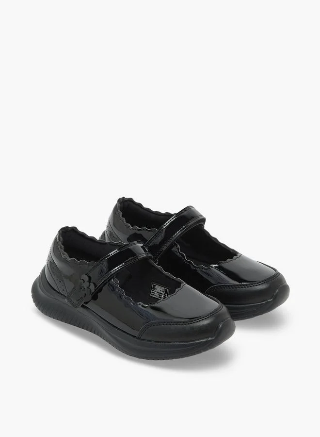 داش Girls Hook & Loop Mary Jane School Shoes