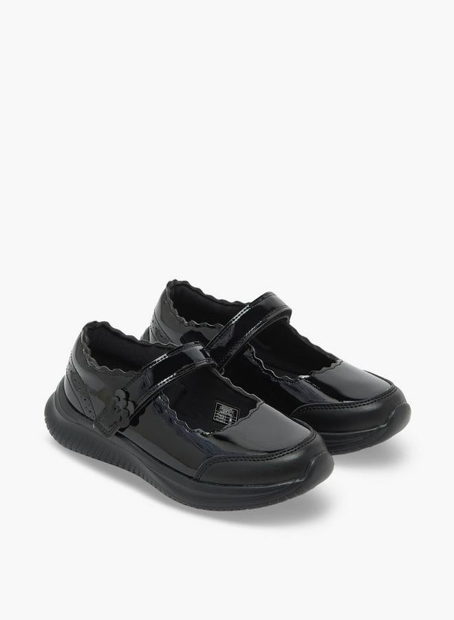 Dash Girls Hook & Loop Mary Jane School Shoes - Image 1