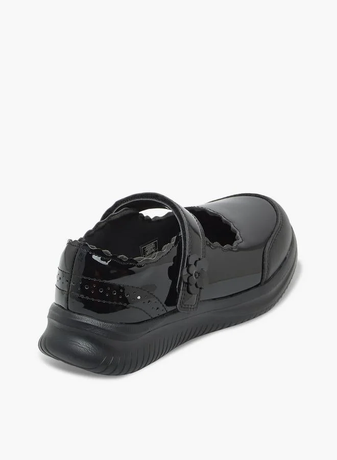 Dash BLACK Girls Hook & Loop Mary Jane School Shoes for Women | Best Price UAE