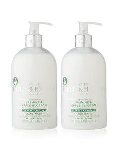 Baylis & Harding Jasmine and Apple Blossom Cleanse and Protect Antibacterial Hand Wash 2x500ml 
