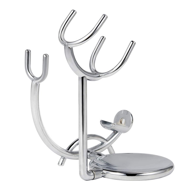 Grandslam Shaving Razor and Brush Stand, Stainless Steel Shaving Razor Holder, Compatible with Long and Short Handle Safety Razor, Straight Razor and Barber Razor - Image 5