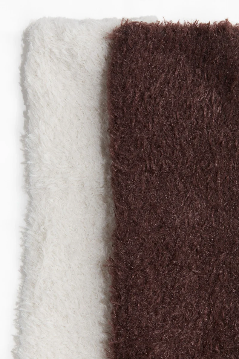 H&M 2-pack fluffy socks