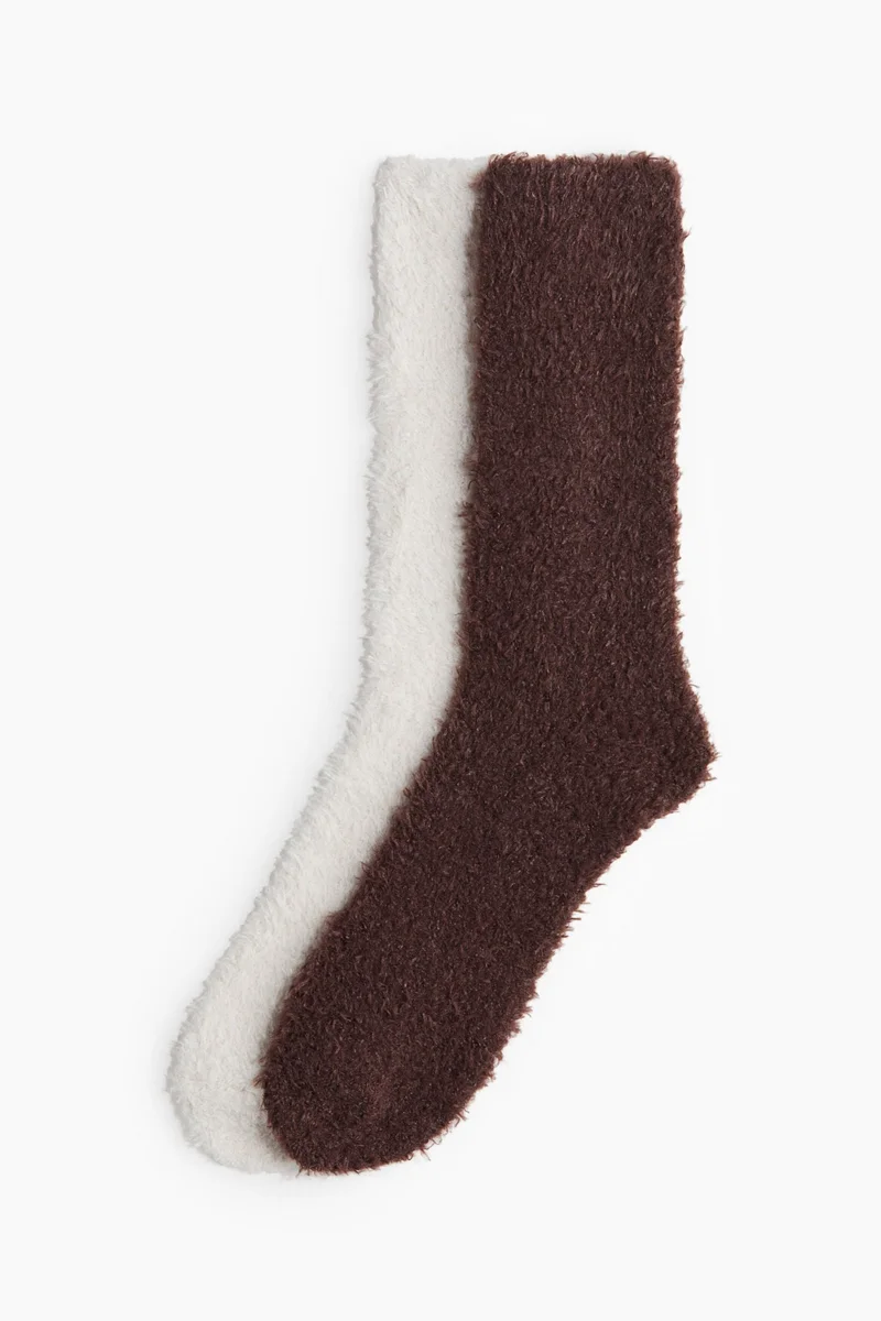 H&M 2-pack fluffy socks