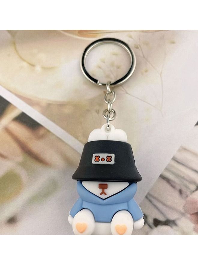 Generic Distinctive cartoon keychain cute accessory keychain with cartoon character that fits with the car wallet and bag nice creative gift - Image 2