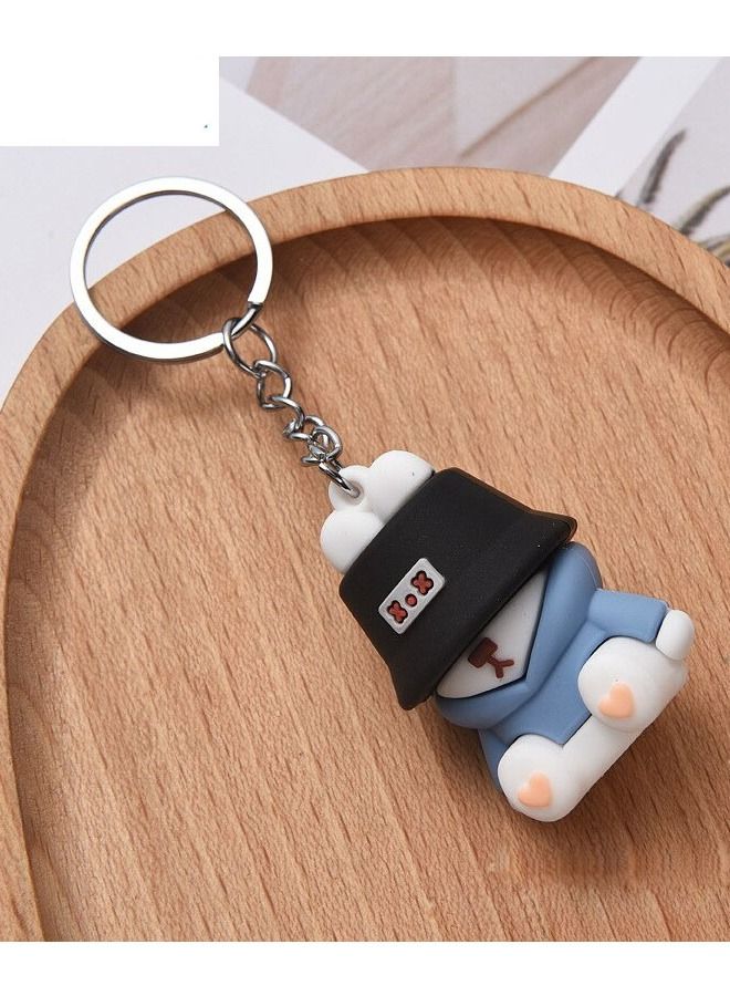 Generic Distinctive cartoon keychain cute accessory keychain with cartoon character that fits with the car wallet and bag nice creative gift - Image 3