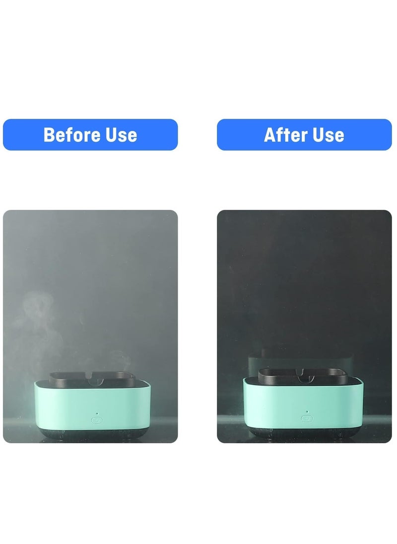KASTWAVE Smokeless Ashtrays for Car Indoor, 2 in 1 Air Purifier Multifunctional Negative Ion Air Fresher for Home,Office, Outdoor Green  - Image 3