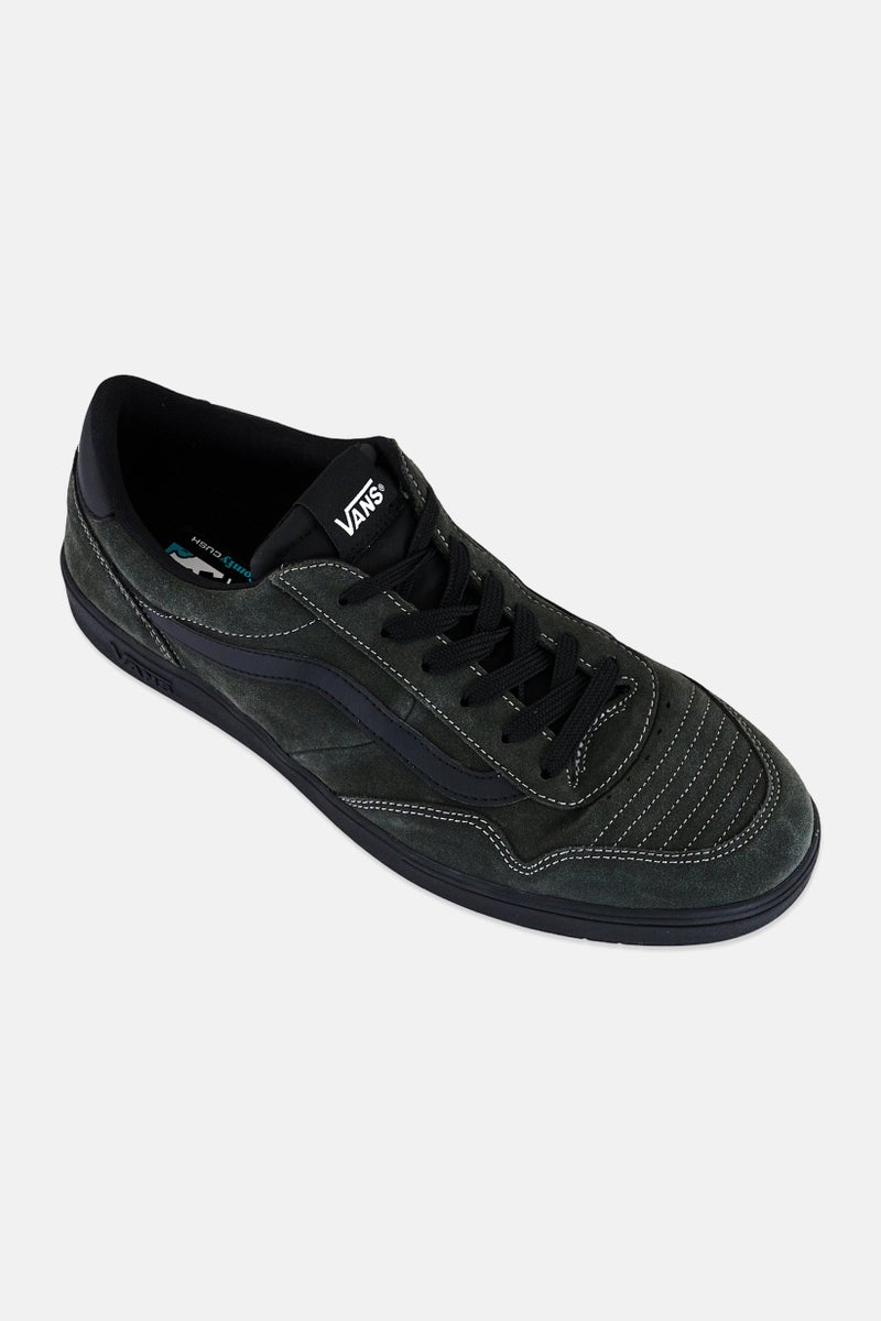 VANS Men Cruze Too CC Lace Up Skateboarding Suede Shoes, Dark Olive - Image 1