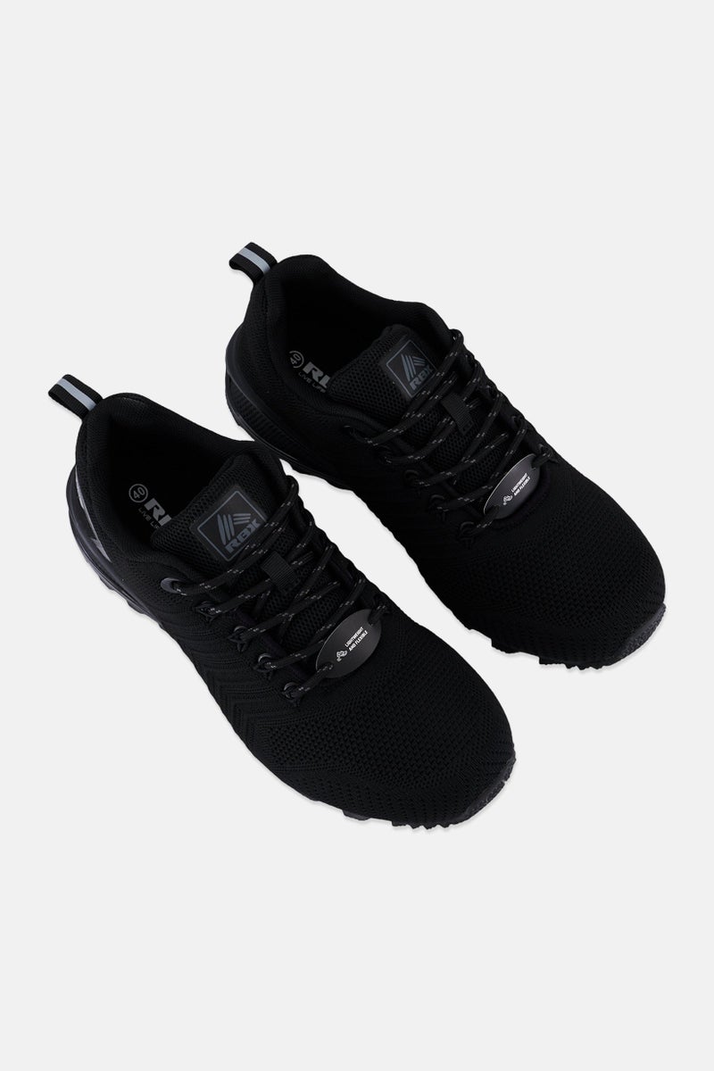 RBX Men Lace Up Outdoor Shoes, Black  - Image 4