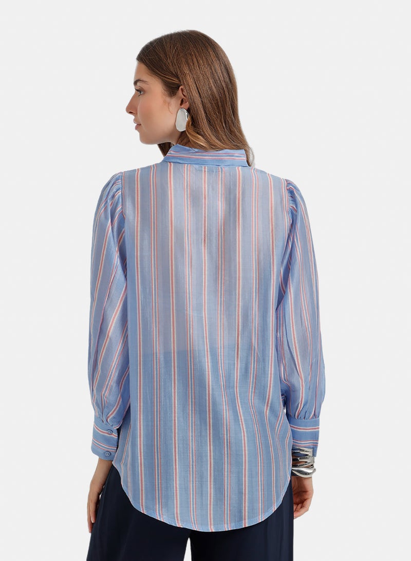 Carina Bow-Tie Neck Blouse - Image 4
