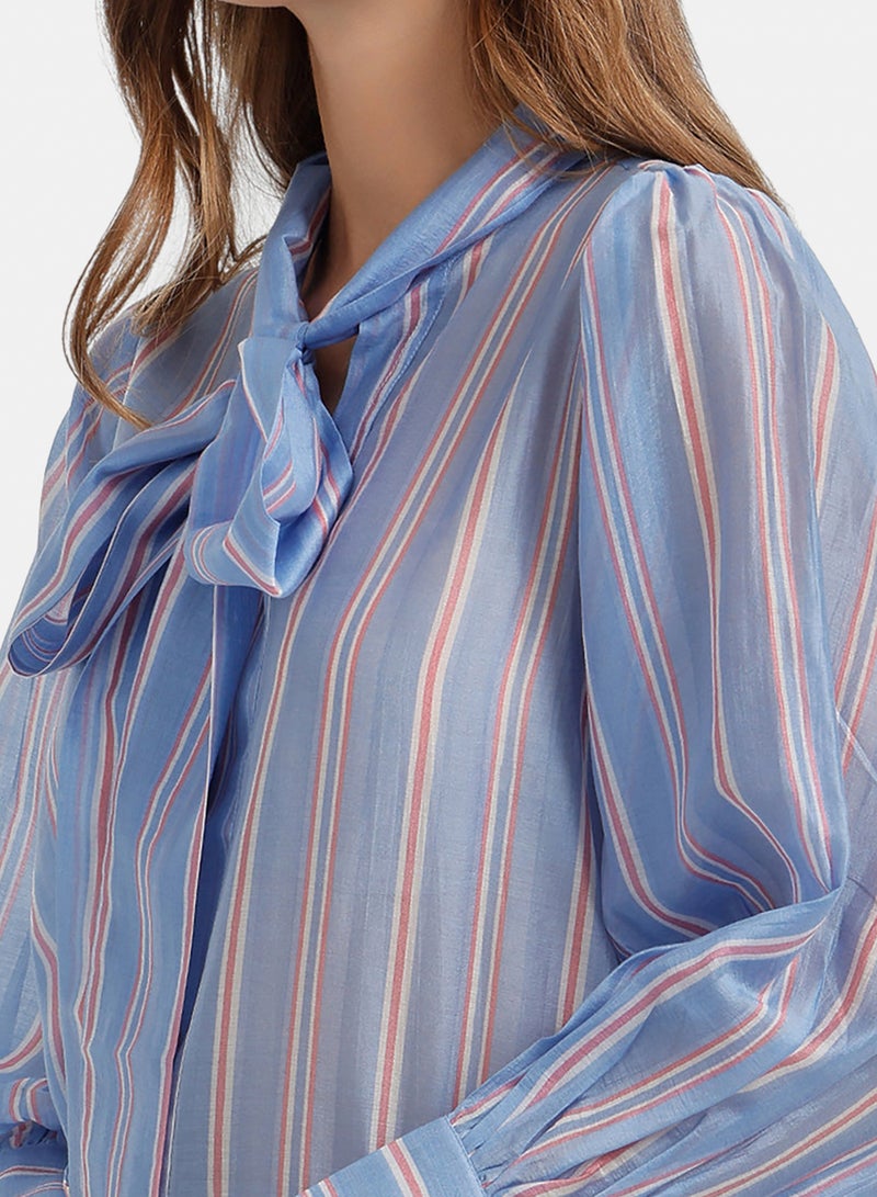 Carina Bow-Tie Neck Blouse - Image 5