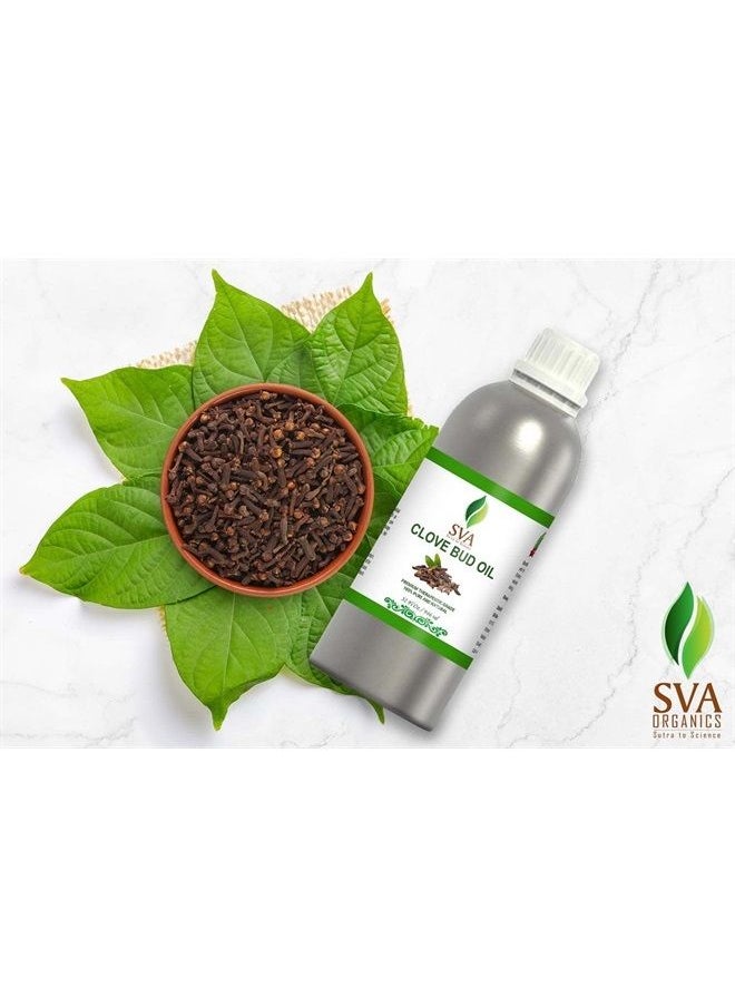 SVA Organics - SVA Clove Bud Essential Oil 32 Oz 100% Pure Natural Undiluted Premium Therapeutic Grade Oil Huge Bottle for Skin, Teeth, Diffuser, Aromatherapy - Image 1