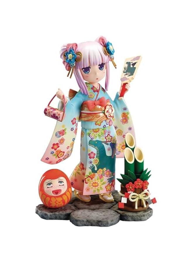 Furyu Miss Kobayashi's Dragon Maid: Kanna (Finest Kimono Version) 1:7 Scale PVC Figure, Multicolor - Image 1