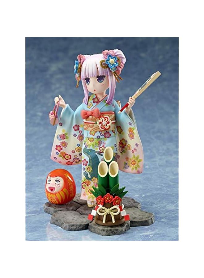 Furyu Miss Kobayashi's Dragon Maid: Kanna (Finest Kimono Version) 1:7 Scale PVC Figure, Multicolor - Image 2