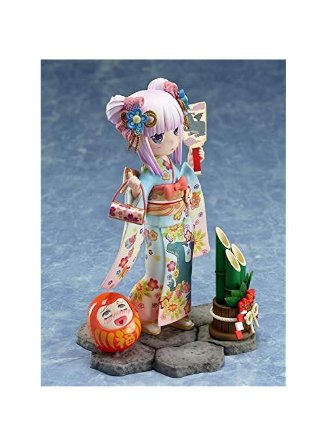 Furyu Miss Kobayashi's Dragon Maid: Kanna (Finest Kimono Version) 1:7 Scale PVC Figure, Multicolor - Image 4