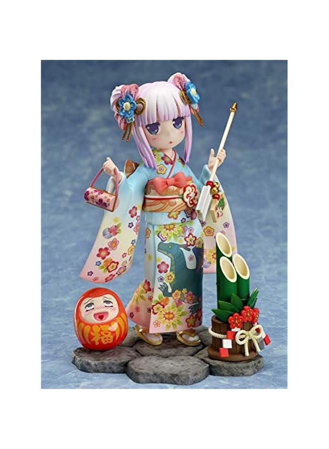 Furyu Miss Kobayashi's Dragon Maid: Kanna (Finest Kimono Version) 1:7 Scale PVC Figure, Multicolor - Image 5