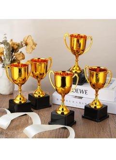 Excefore 7 Inch Gold Trophies for Kids, 8 Pcs Trophy Award - Plastic Football Awards and Trophies Cup - Funny Trophy for Brings Joy and Recognition Party  - Image 4