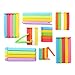 ANPHSIN ANPHSIN Set of 38 Plastic Chip Clips Bag Sealing Clips for Food and Snack Storage (2.3 in, 3.6 in, 5 in, 6.3 in)  - Image 2