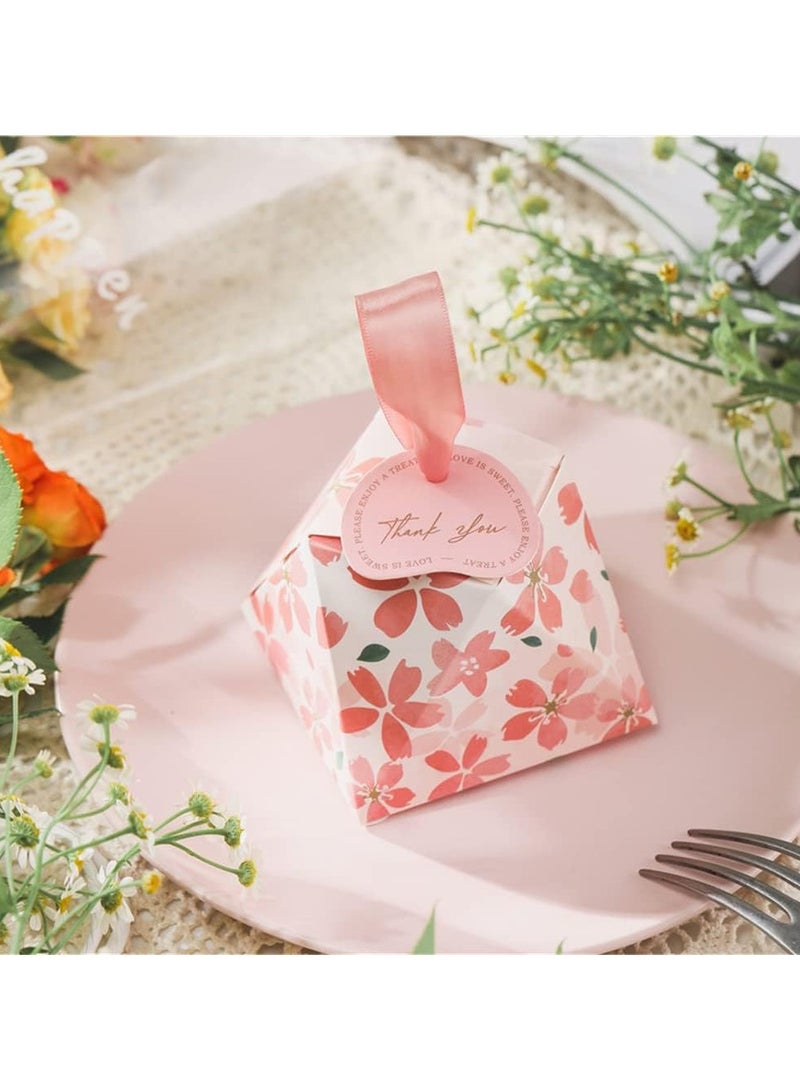 عام “30 صندوق تفضيلات صغير، صناديق حلوى للهدايا، الحرف اليدوية، حفلات الزفاف، صناديق كيك، حلوى، صناديق اقتراح العرائس مع أربطة وملصقات (وردي، أحمر، 3.15 × 3.15 × 2.36 بوصة).” - Image 4