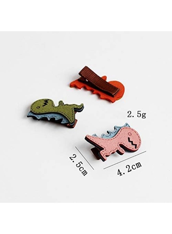 CRIZAN Dinosaur Hair Clips Duck Bill Accessories For Little Girls Toddler Kids Children 3pcs - Image 3