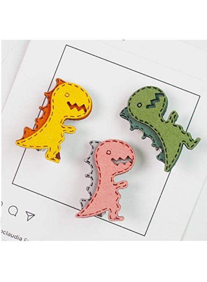 CRIZAN Dinosaur Hair Clips Duck Bill Accessories For Little Girls Toddler Kids Children 3pcs - Image 5
