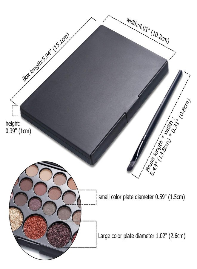 Vtrem 29 Colors Shimmer Matte Eyeshadow Palette Cosmetic Makeup Set with Makeup Brushes - Image 3