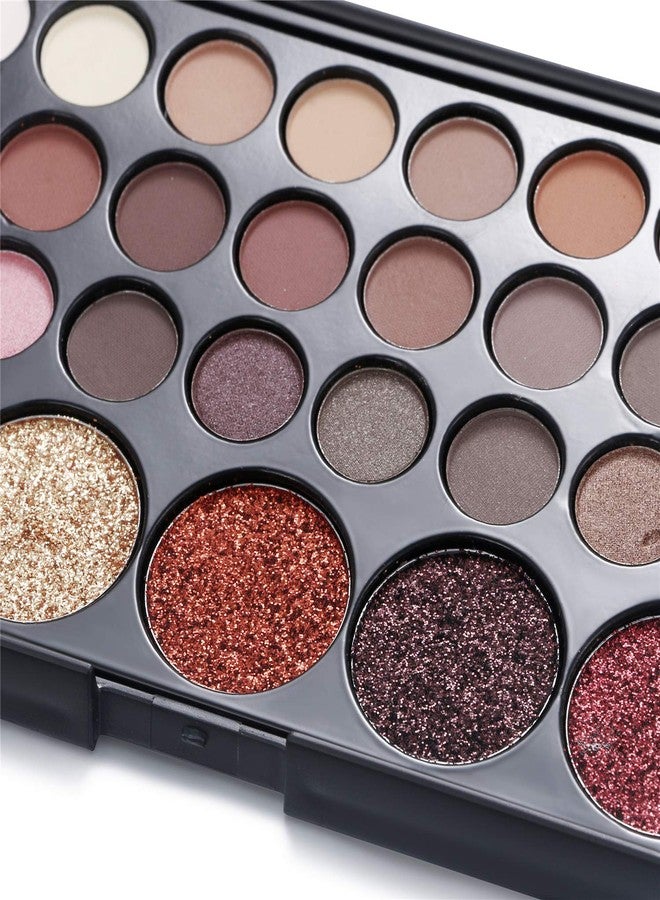 Vtrem 29 Colors Shimmer Matte Eyeshadow Palette Cosmetic Makeup Set with Makeup Brushes - Image 2