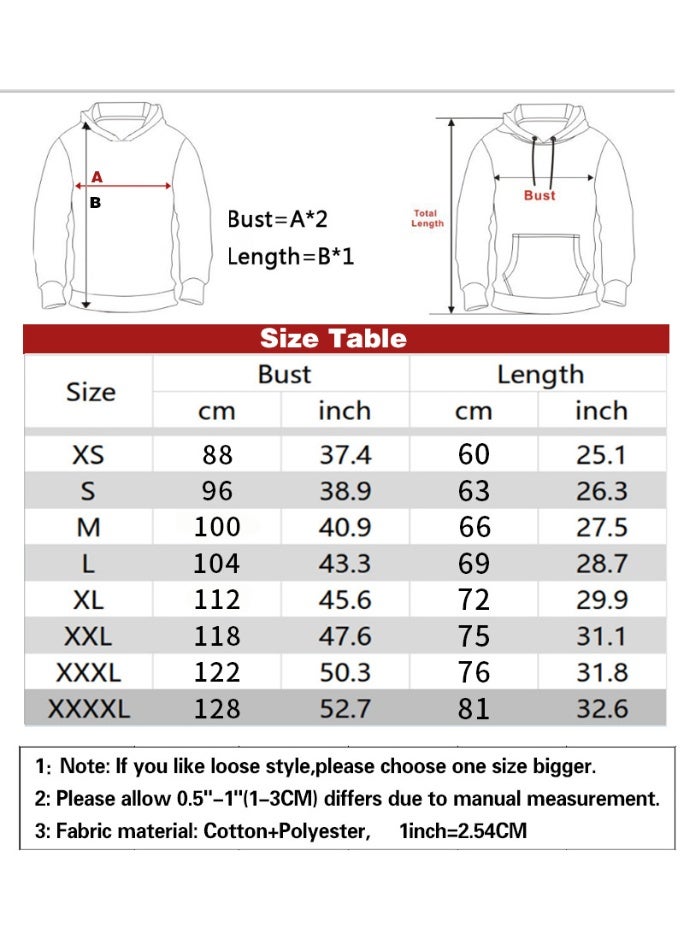 general Stranger Things Printed Hoodie - Multiple Sizes Soft Cotton Blend Pullover Retro Graphic Sweatshirt for Fans Daily Wear - Image 2