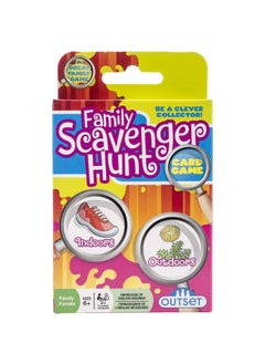 Outset Media Family Scavenger Hunt Card Game Travel Friendly Indoor And Outdoor Family Scavenger Hunt - Ages 6+ 