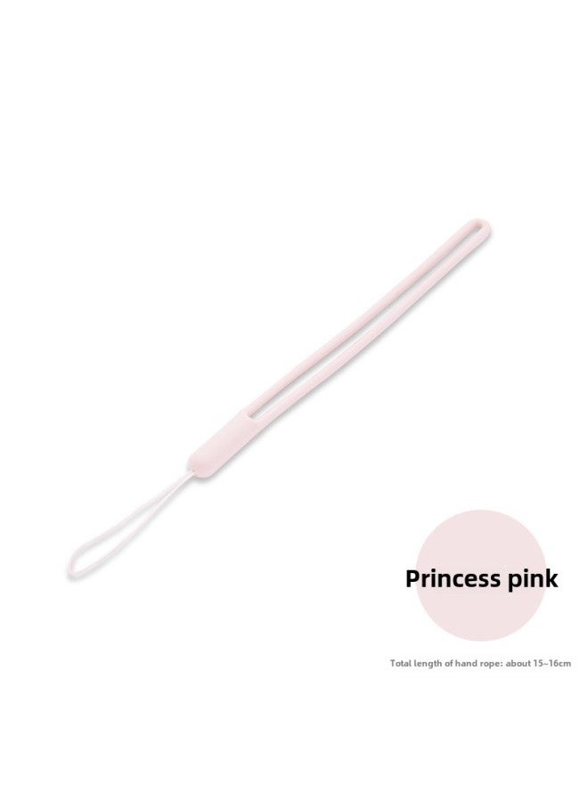 Loquat Silicone Lanyard Liquid Wrist Lanyard Creative Speaker U Disk Fan Short Hanging Rope Internet Popular Silicone Mobile Phone Lanyard-Specifications Support Image Upload:GLD-SL061-18 Princess Powder  - Image 1