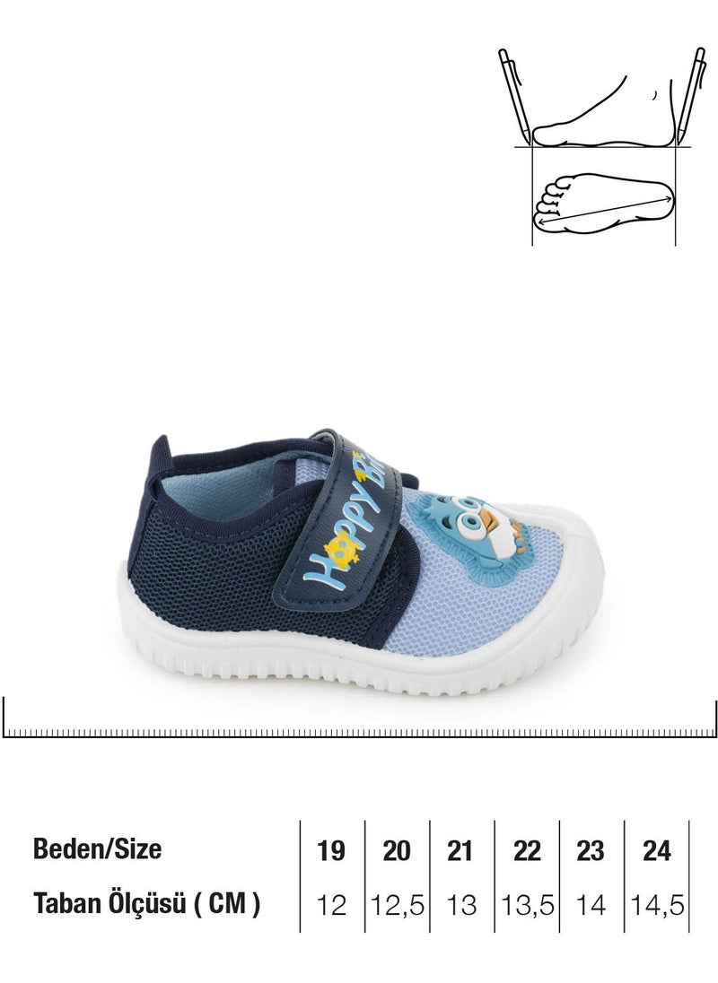 Gezer - Summer Baby Boys Linen Happy Bird Velcro Adjustable Shoes - Image 1